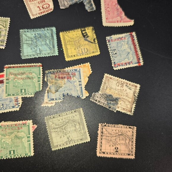 Vintage Colombia Postage Stamp Collection International Collectables LI3048 - Picture 3 of 6